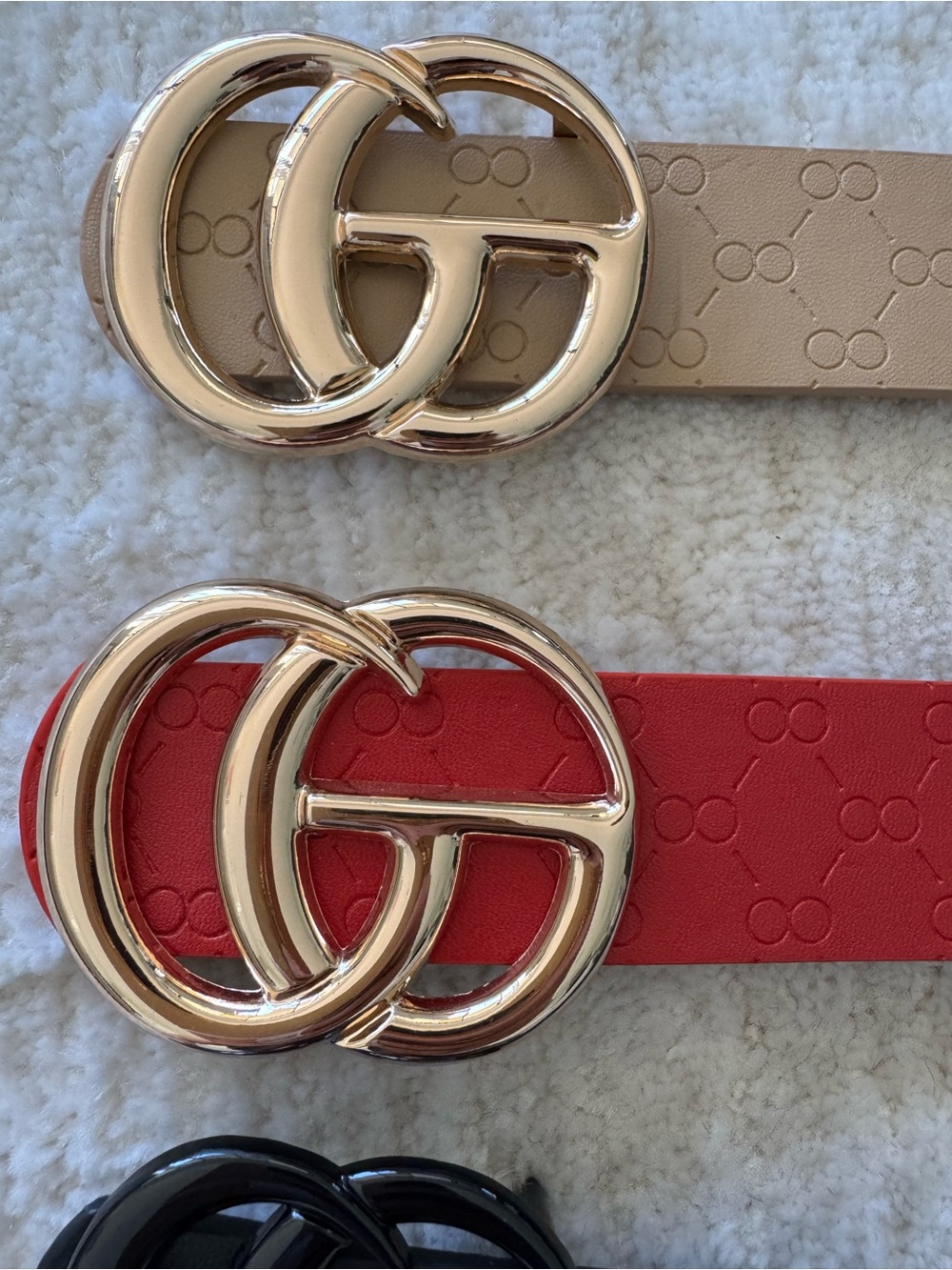 NWT Clothes Minded Boutique Double Ring Buckle Belt | Multiple Colors Available - Picture 4 of 6